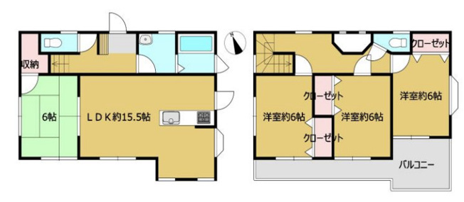 【間取り】 | 比企郡川島町上大屋敷　中古戸建