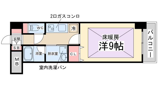 【間取り】 | セレッソコート新大阪