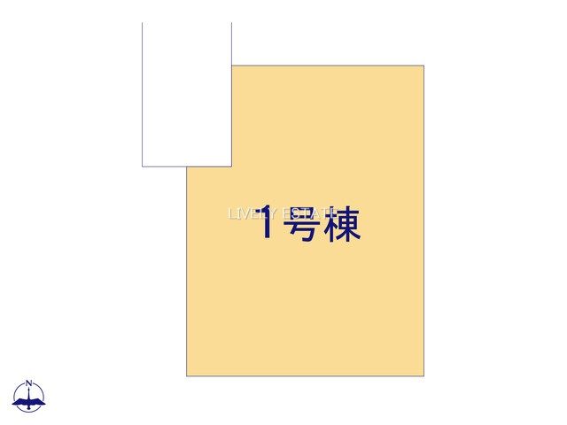 草加市稲荷6丁目 新築分譲住宅の区画図