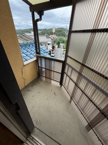 貸家　神戸市長田区長尾町のバルコニー