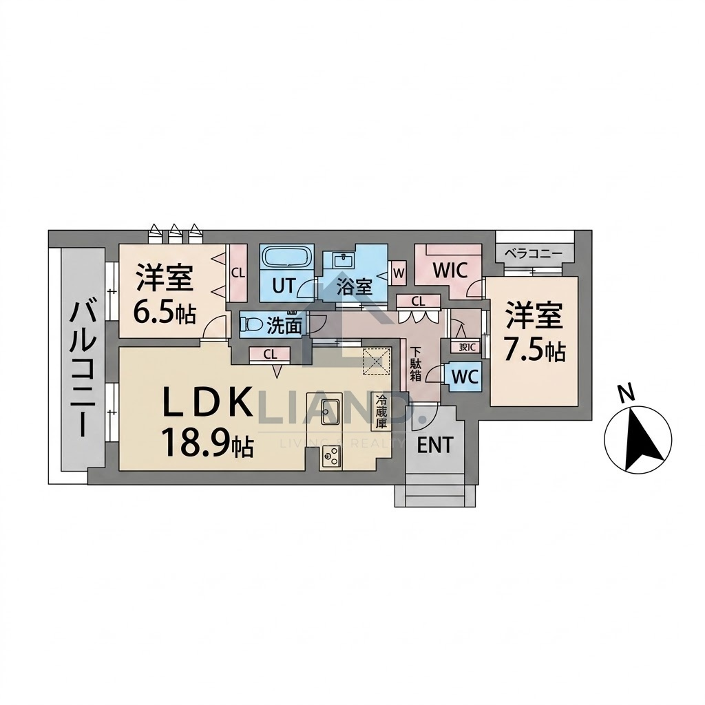  ワイエア平尾浄水　平尾小学校区の間取り|ワイエア平尾浄水