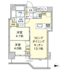 シティタワー四谷の間取り