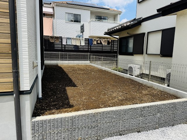 八王子市　北野台　新築一戸建て　３３期の庭|～ガーデニングなども楽しめる庭付き～