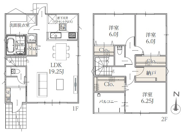 浦添市仲間（全6棟）の間取り|2号棟　5098万円
