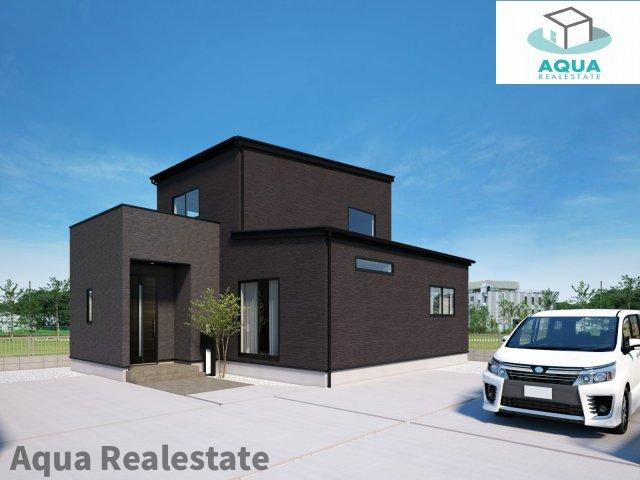 坂出市江尻町の新築一戸建の外観パース|外観パースです