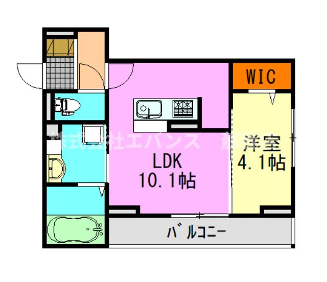 【間取り】 | D-ROOM神明町Ⅱ　B