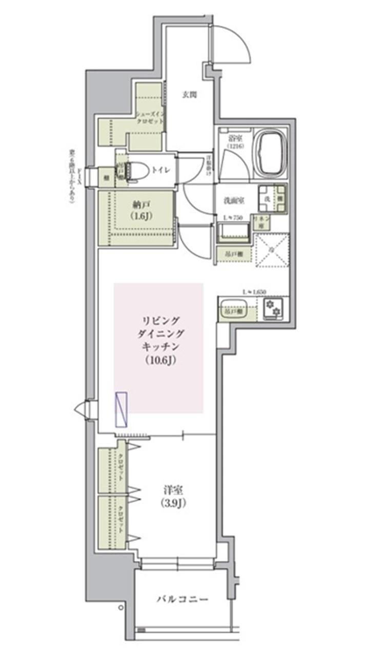 アーバネックス堺筋本町の間取り