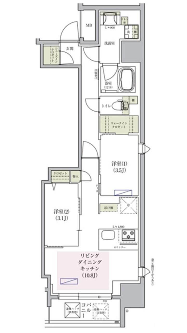 アーバネックス堺筋本町の間取り
