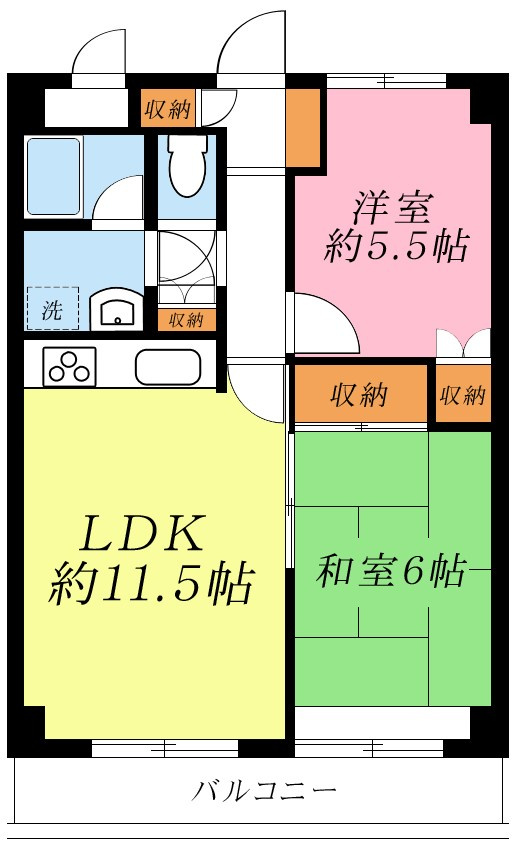 ☆間取り2LDK☆