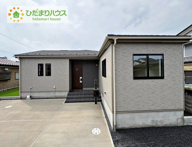 ひたちなか市津田　新築戸建の外観|外観がインパクトのあるオシャレなデザイナーズハウス♪