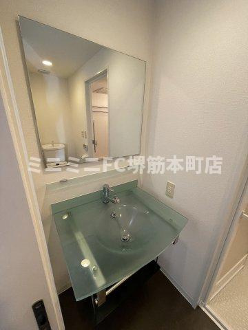 クリスタルブライト天満橋リバーサイドの洗面所