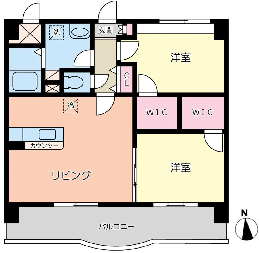 レブリアント板付　板付小学校区の間取り|レブリアント板付
