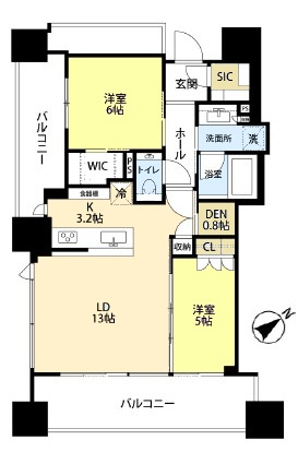 シティタワー虎ノ門の間取り
