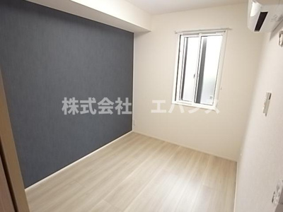 【寝室】 | D-ROOM神明町Ⅱ　B | 落ち着いた色調の寝室です