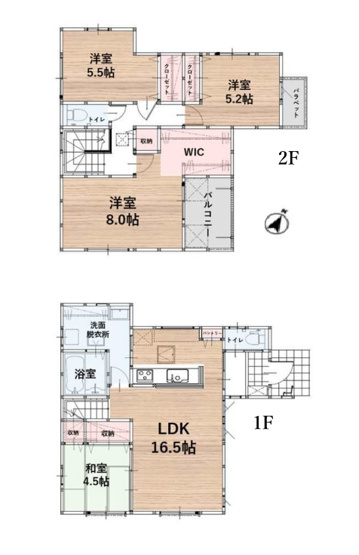 【間取り】 | 福岡市南区屋形原2丁目4期　2号棟（全2棟）【仲介手数料無料・0円】 | 平日、土日祝日もお好きな日時にご見学可能です。お気軽にお問合せ下さい。