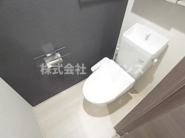 【トイレ】 | D-ROOM神明町Ⅱ　B | コンパクトで使いやすいトイレです