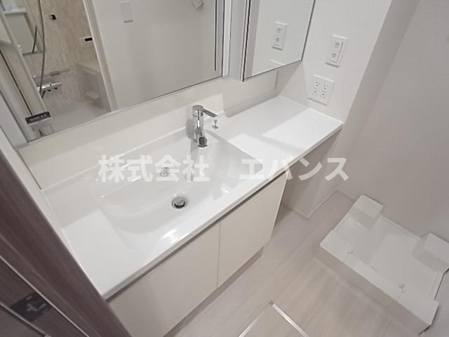 【独立洗面台】 | D-ROOM神明町Ⅱ　B | 朝の身支度には欠かせない独立洗面化粧台