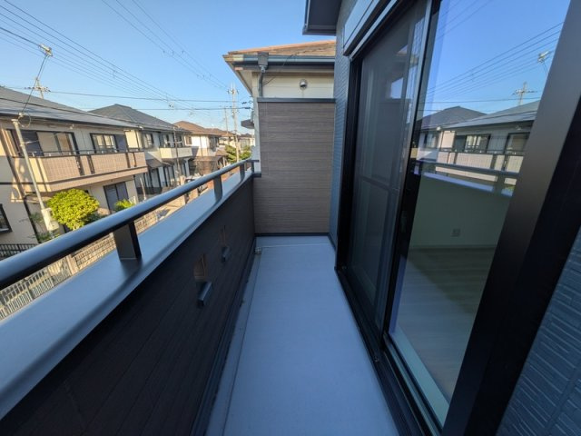 西二見新築戸建のバルコニー