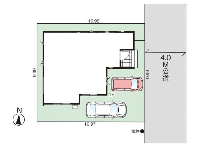 【区画図】 | 川越市霞ケ関北14期 | 全1棟