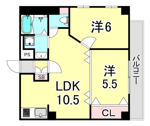 リーストラクチャー西宮北口の間取り