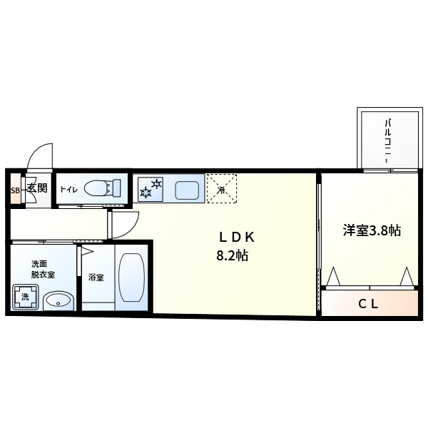 WIN玉出Ⅱの間取り|WIN玉出Ⅱ　間取り