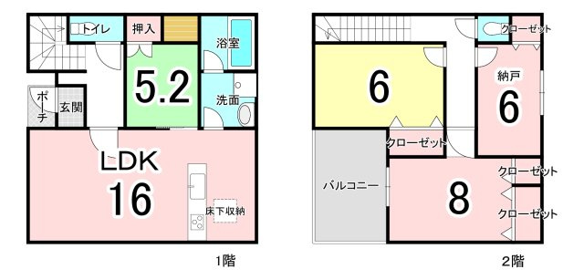 岩出市曽屋の間取り