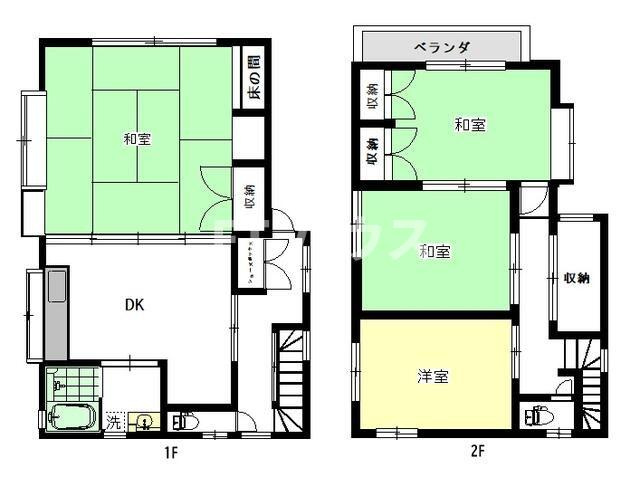 東船橋４丁目戸建の間取り