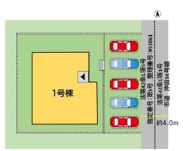 新築　沖田3丁目1期の区画図