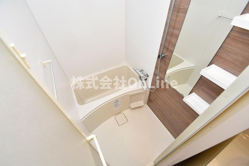 東大阪市足代新町の賃貸マンションの浴室