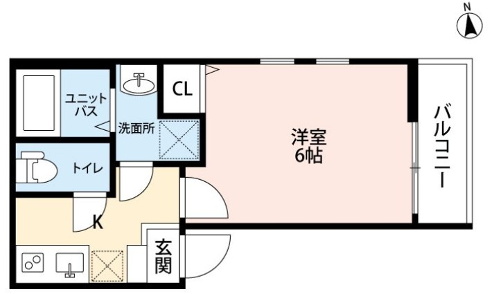 シーバ生田※初期費用分割あと払いサービス利用可能物件の間取り