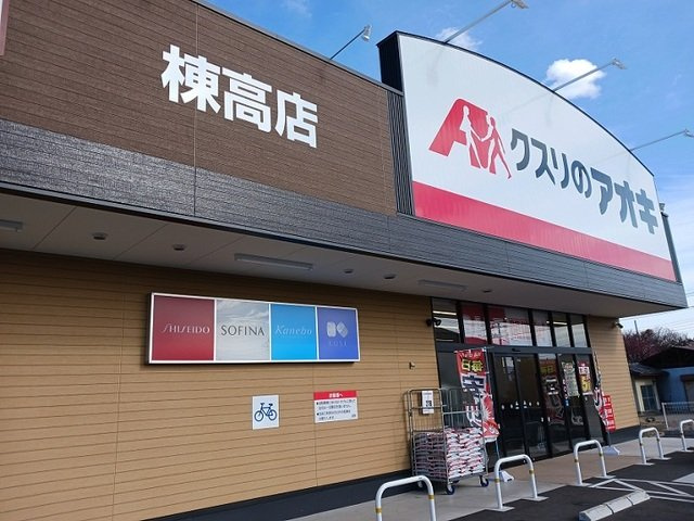 シャルマンヒルズの周辺|クスリのアオキ棟高店まで900m