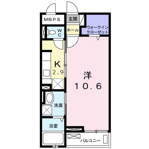 ｙ’ｓアビタシオンの間取り