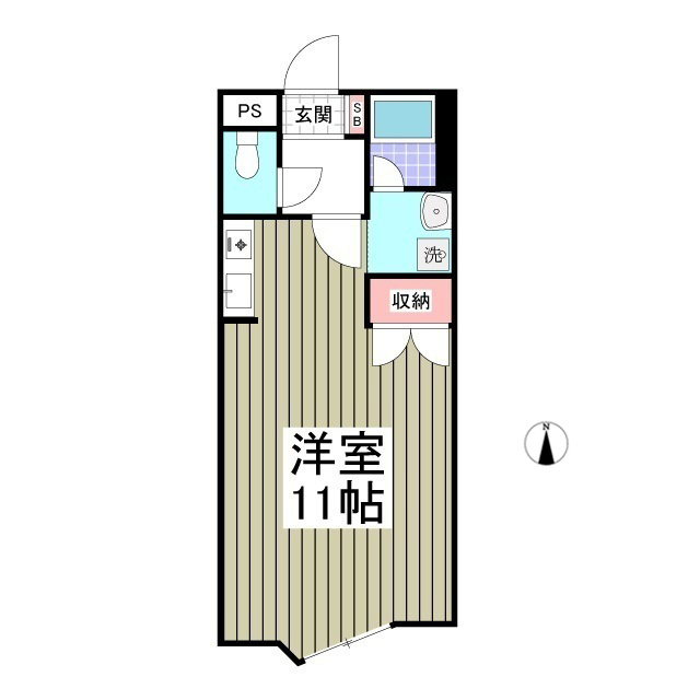 キュウブＥＸ三俣の間取り