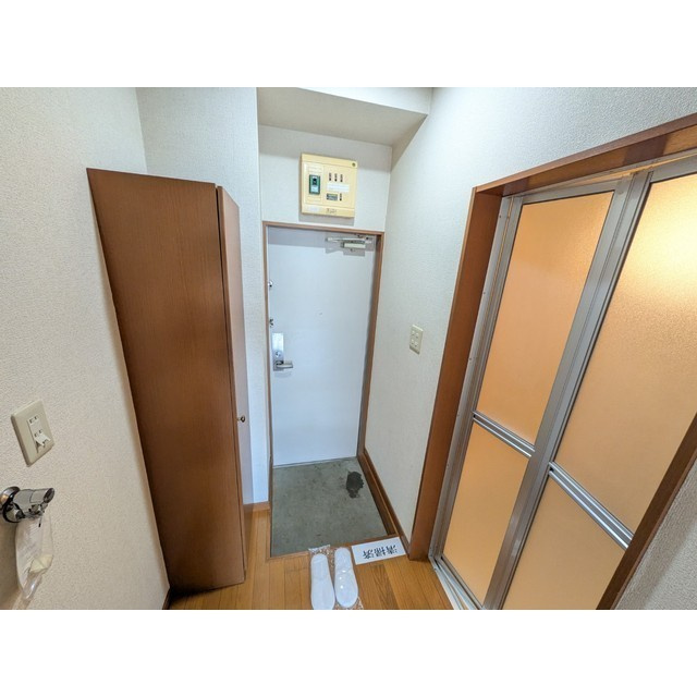 ロックハイツ2の玄関|毎日通る玄関はこちらです