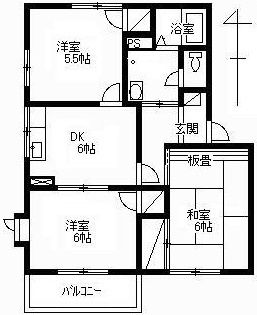 ファインKTK-Cの間取り