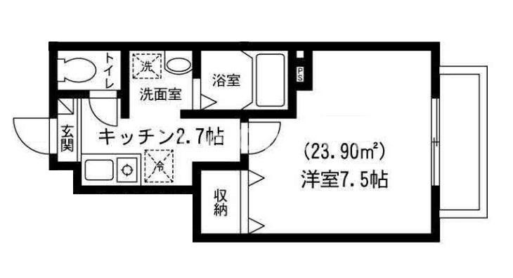 ミルカサ(mil casa)の間取り