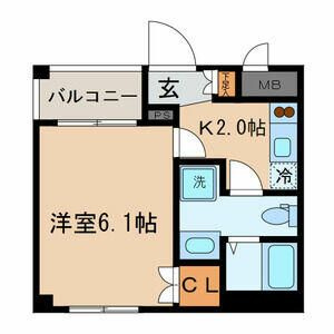 【間取り】 | ラフィネ森下 | 間取りです。