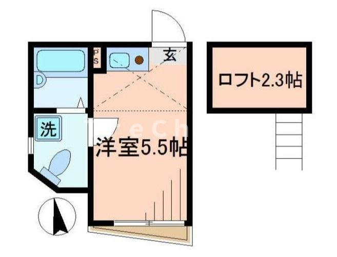 モンシェリー西日暮里の間取り