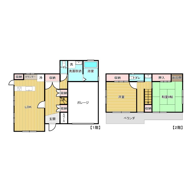 香取郡多古町多古　中古戸建の間取り|間取り