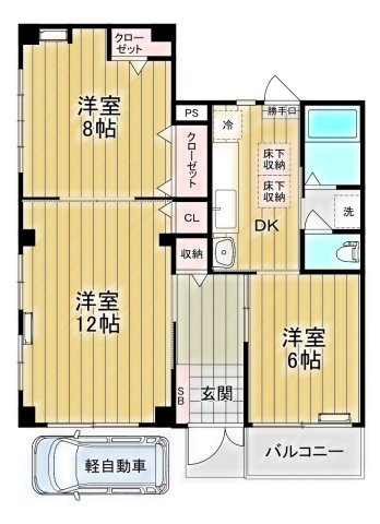 メゾンド富士の間取り