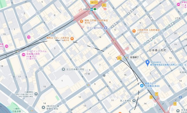 堀口第２ビルの地図