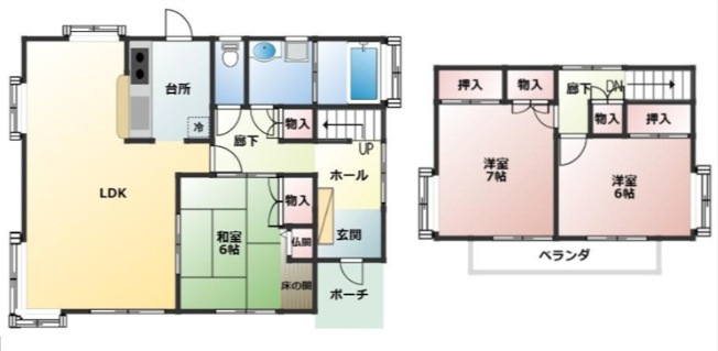【間取り】 | 東区上南部2丁目