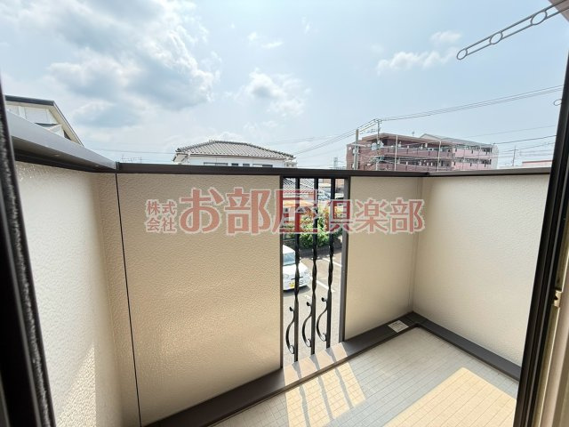 グロワール東合川のバルコニー|陽当たり良好なバルコニーです