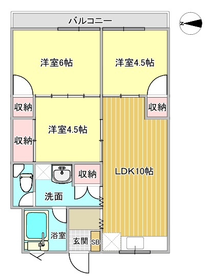 グレイス山王の間取り