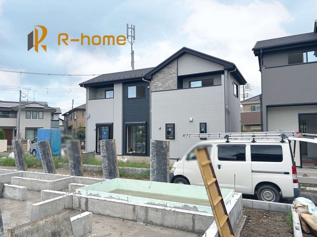 取手市井野8期　新築戸建て　1号棟の外観|ご予約を頂ければ、『平日』はもちろん『早朝』や『夜間』もご見学可能です♪お気軽にお申し付けください♪