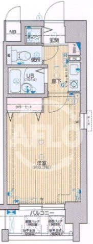 プレサンス西心斎橋の間取り|プレサンス西心斎橋　間取り