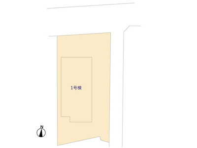 【区画図】 | 島田市御仮屋町　新築戸建　全1棟 | ３台駐車可能！ゆったりスペースで駐車も楽ちん♪