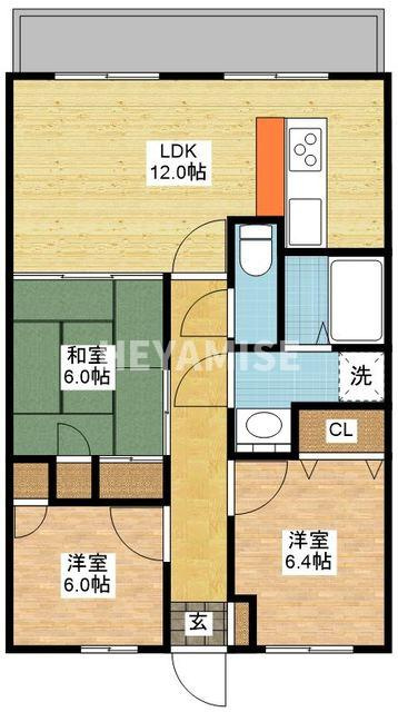 エスポワール冬切の間取り