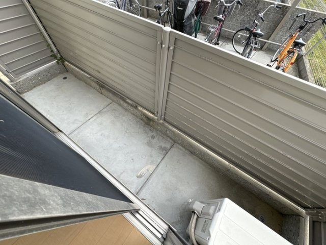 チェリーハウスⅡ　A棟のバルコニー