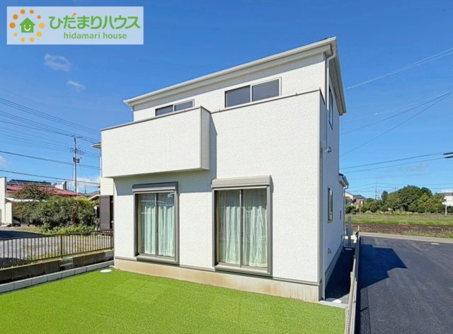 常陸大宮市宇留野　新築戸建　A号棟の外観|南向きで日当たり良好(^^♪
